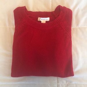 red sweater